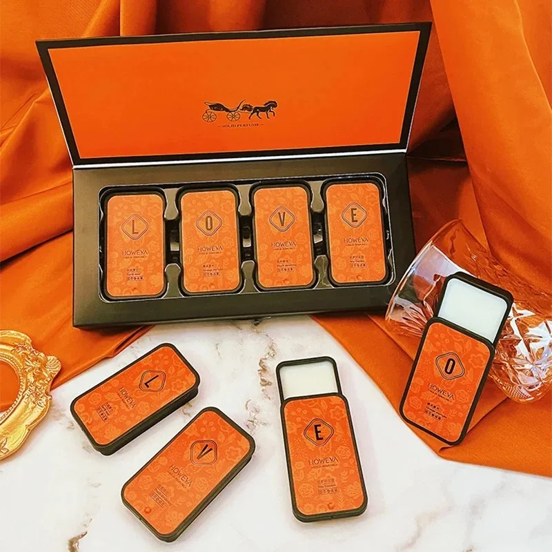 Solid Perfume Set 4 Piece Flor - Home Fragrance Gift recension och pris